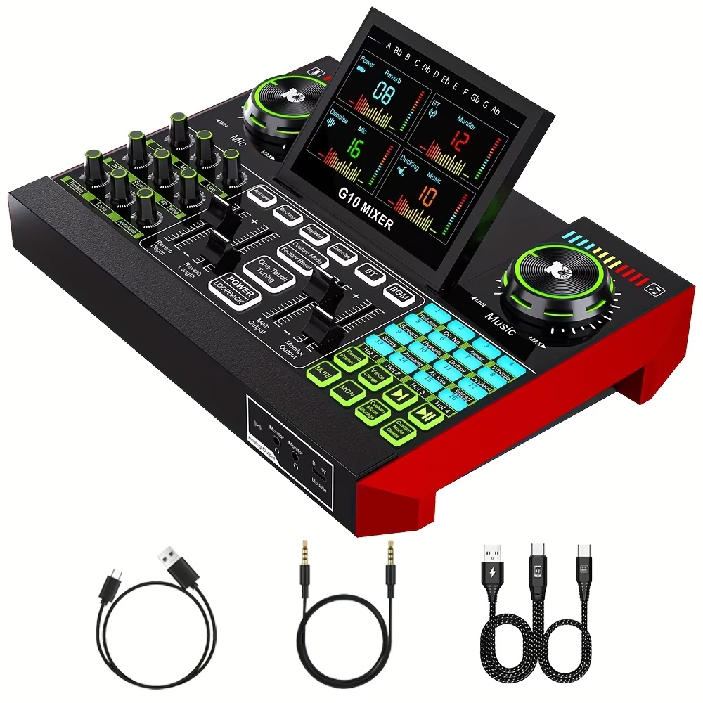 Pc Gaming Youtube - حزمة ميكروفون بودكاست Tenlamp G10 مع