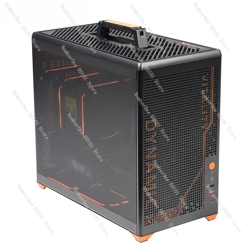 Pc Gaming Liquid - علبة كمبيوتر محمولة للألعاب بتصميم شبكي