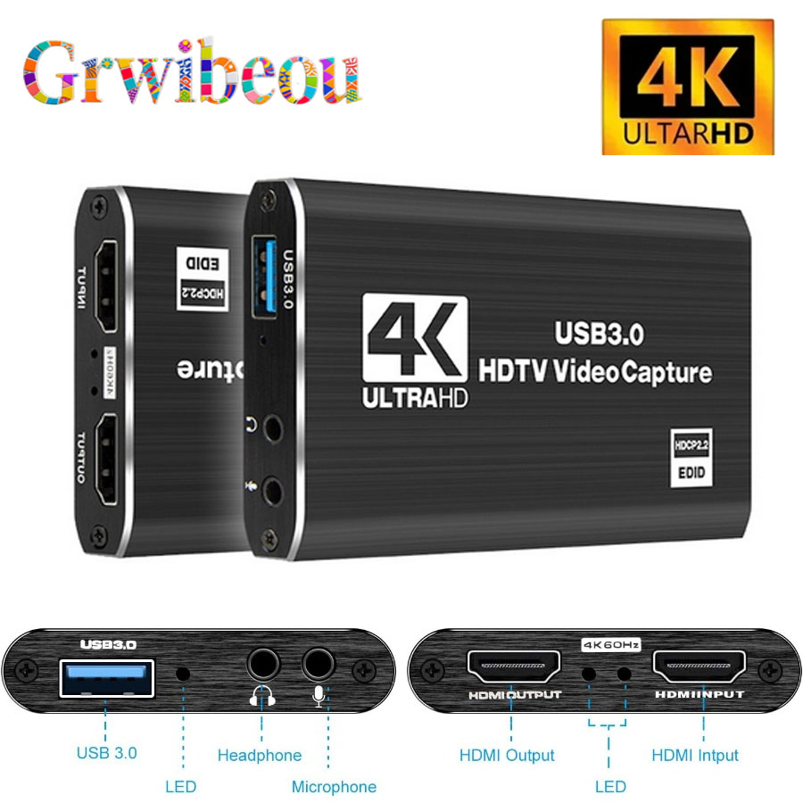 Pc Gaming Games - 4K USB 3.0 بطاقة التقاط الفيديو