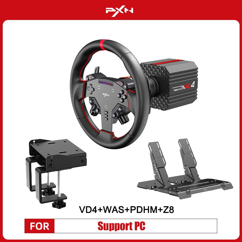 Pc Gaming Entry - عجلة قيادة ألعاب PXN V4D Bundle