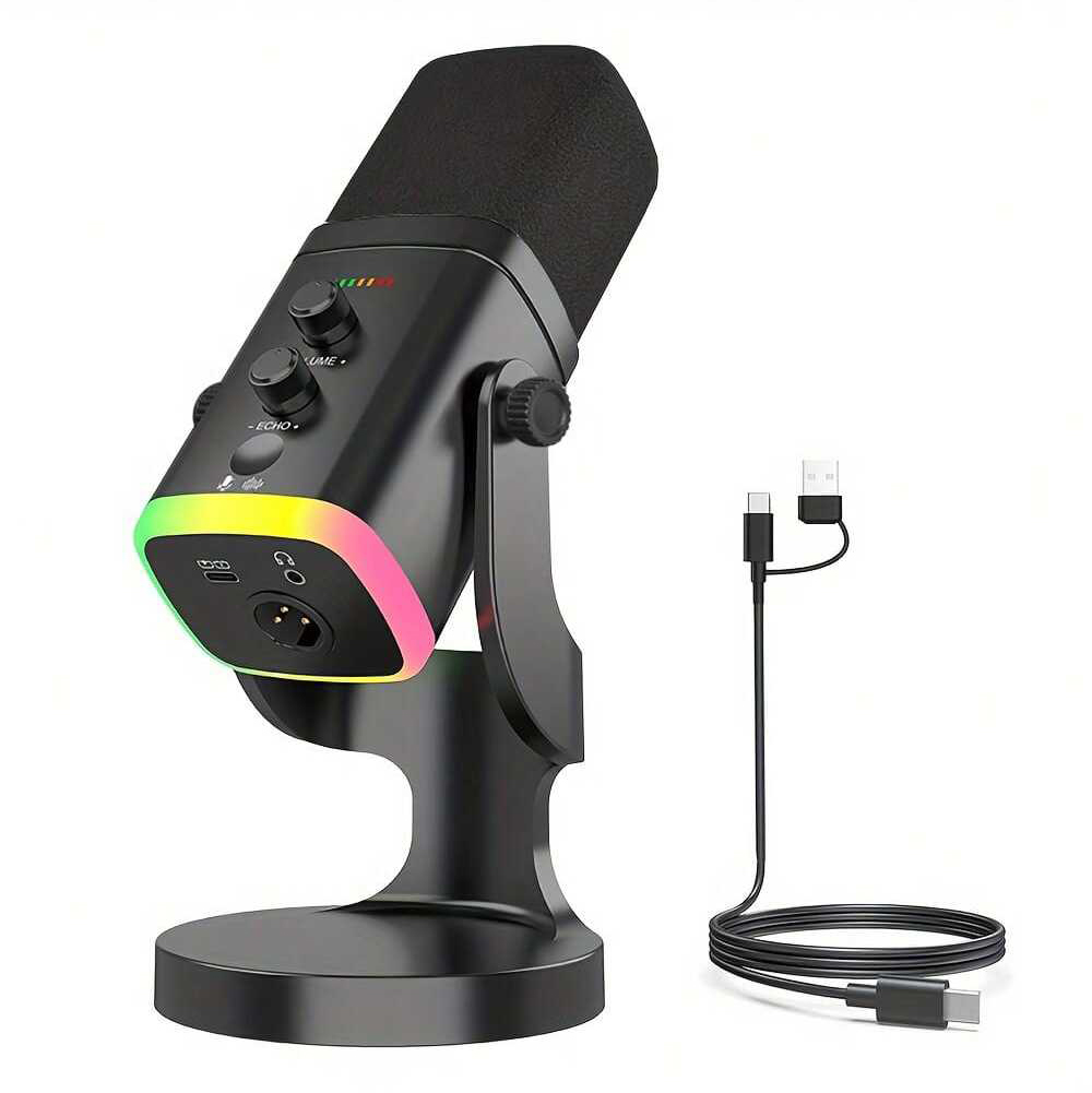 ميكروفون ديناميكي XLR/USB للبث - مراجعة Pc Gaming Youtube وسعره