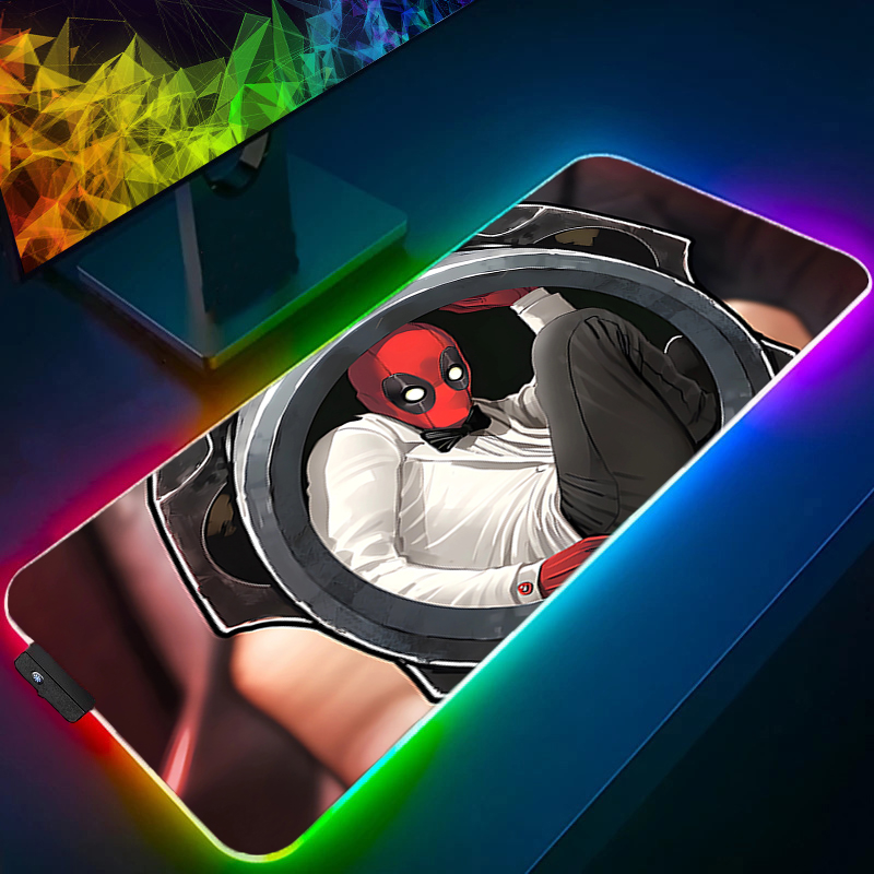 لوحة ماوس LED للألعاب بإضاءة خ - مراجعة Pc Gaming Used وسعره