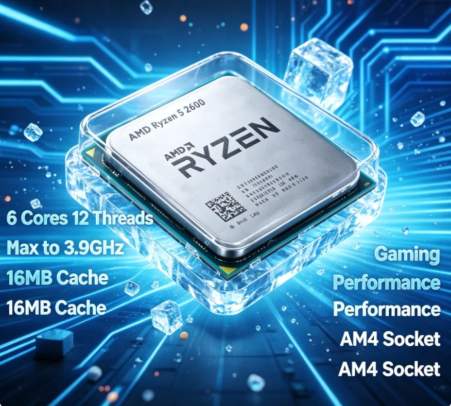 معالج سطح المكتب AMD R5 2600 R - مراجعة Pc Gaming Entry وسعره