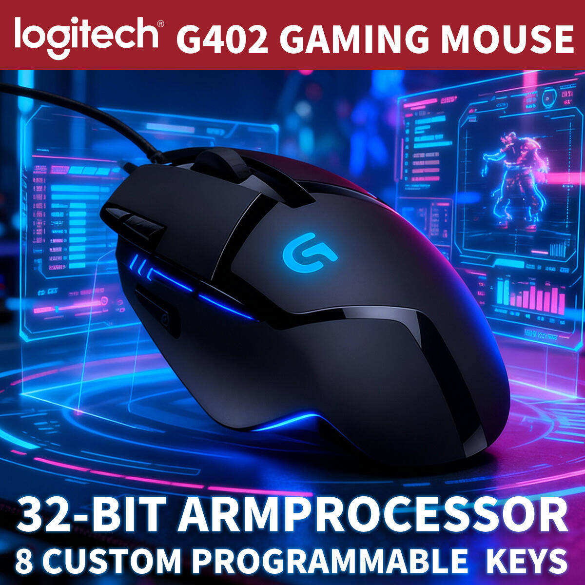 ماوس الألعاب لوجيتك G402 هايبر - مراجعة Pc Gaming Entry وسعره