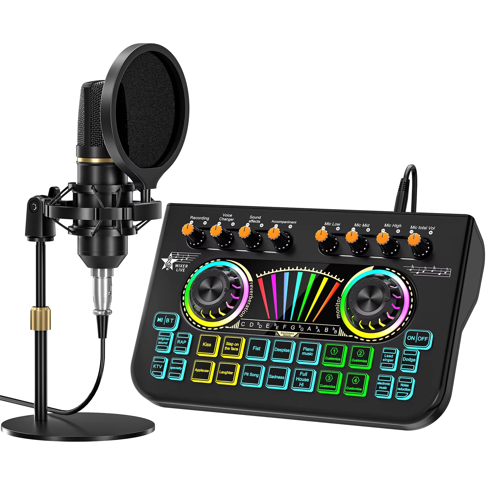 طقم ميكروفون بودكاست Tenlamp X - مراجعة Pc Gaming Youtube وسعره